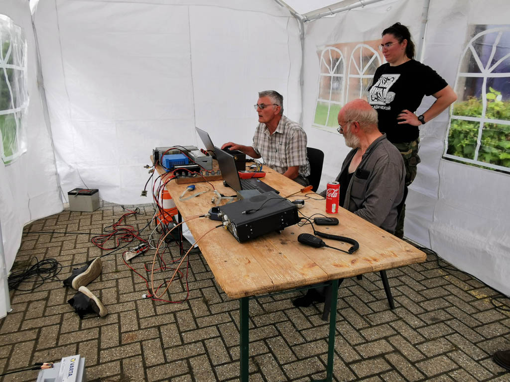 Velddag radioamateurs 2 september 2023