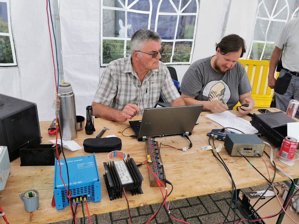 Velddag radioamateurs 2 september 2023