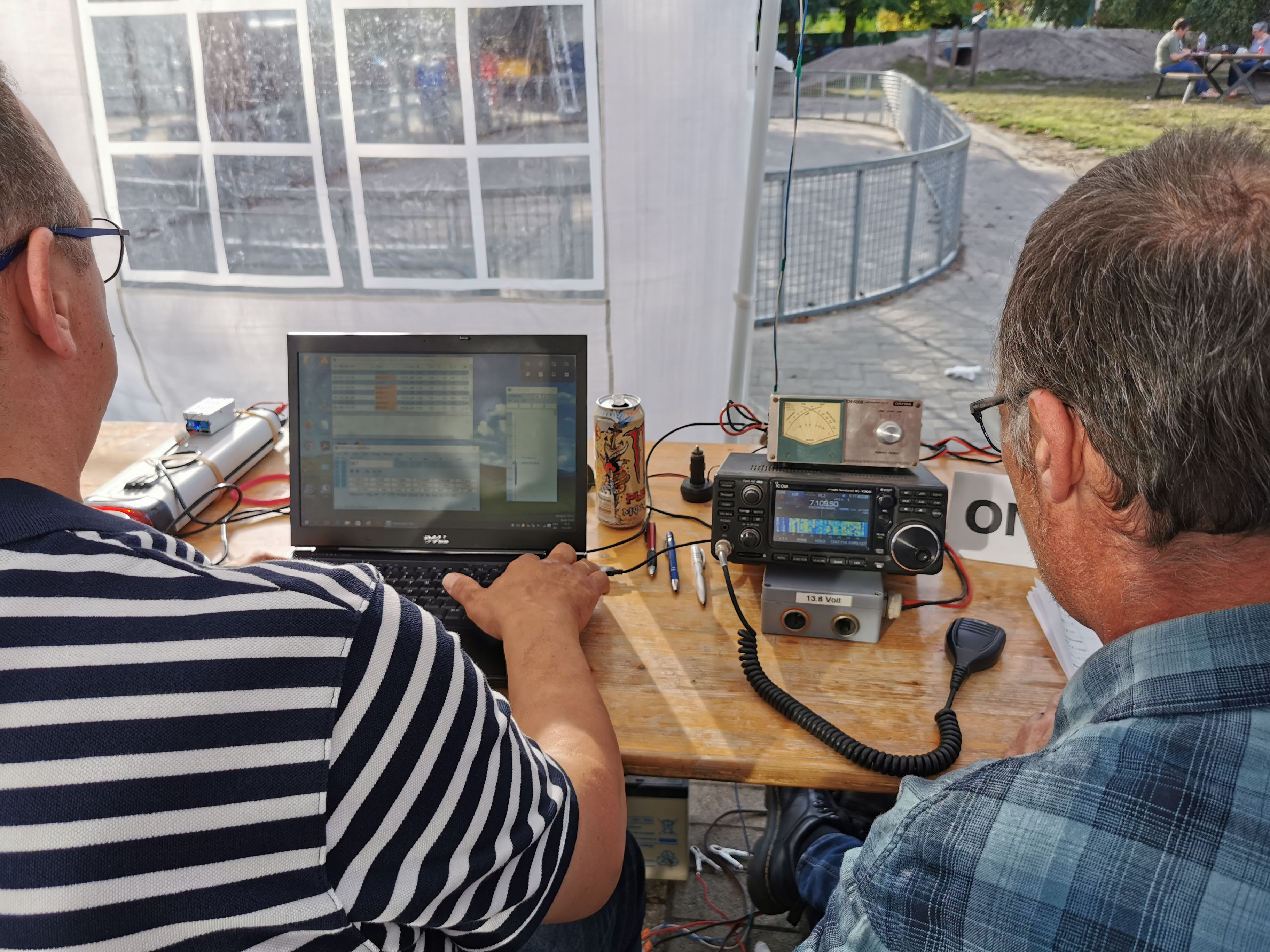 Velddag radioamateurs 2 september 2023