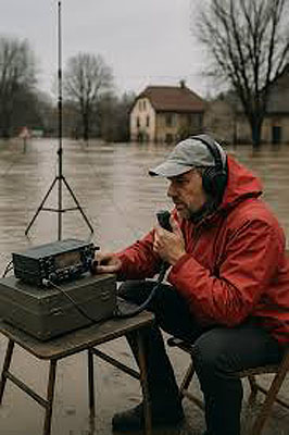 Radioamateurs helpen bij de communicatie tijdens rampen