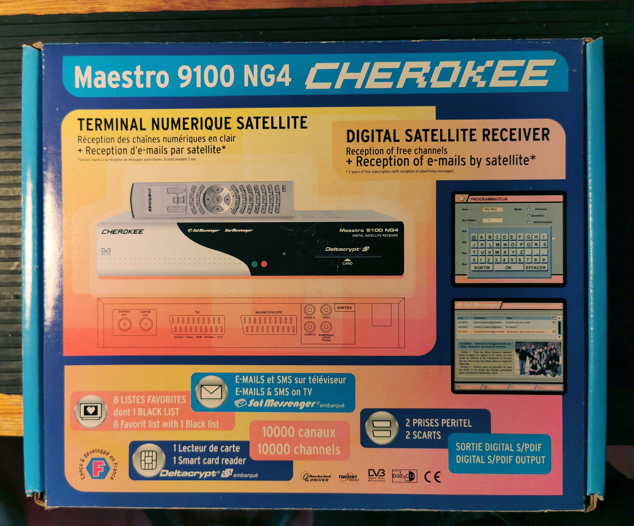 Cherokee satteliet ontvanger