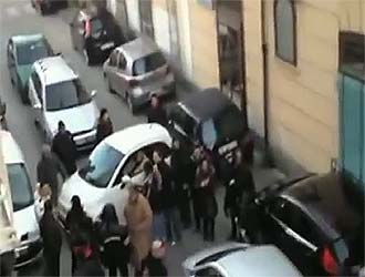 Verkeerssituaties in de straten van Napels