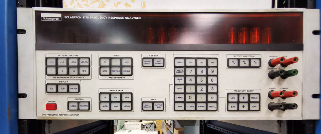 Solartron 1170 frequency response analyser