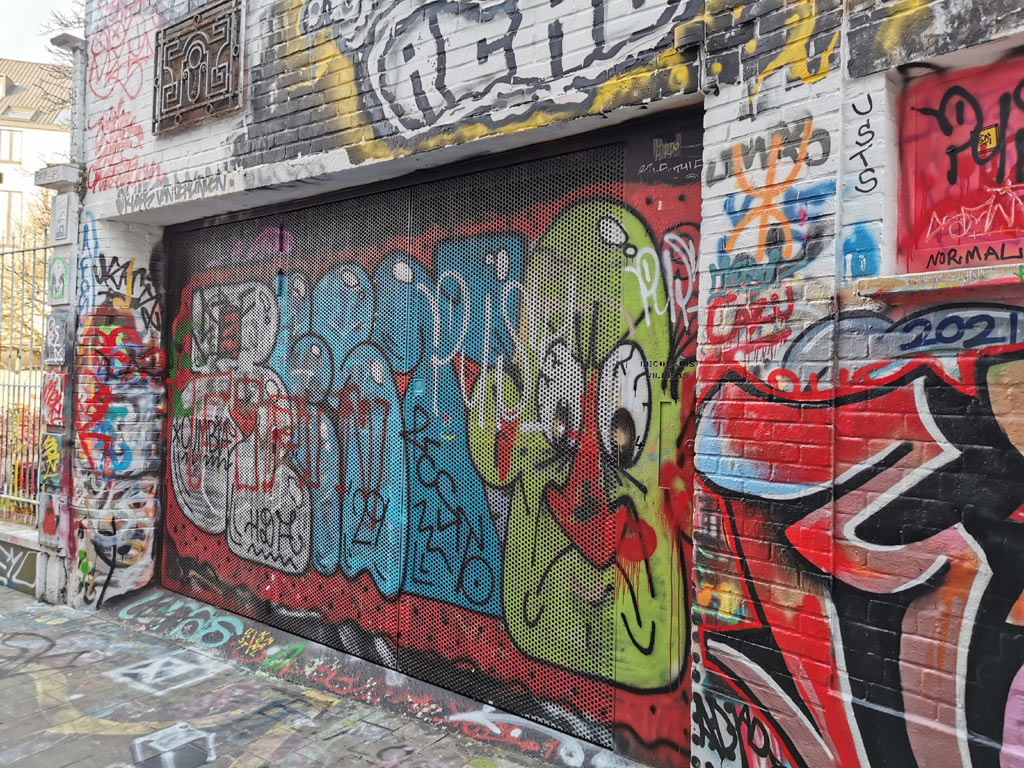 Graffiti straatje Gent