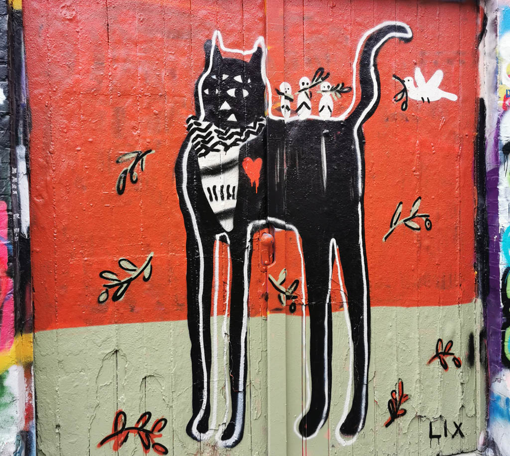 Graffiti straatje Gent