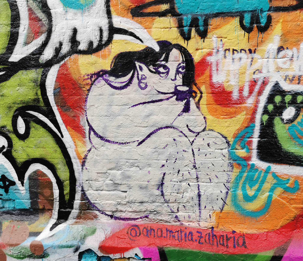 Graffiti straatje Gent