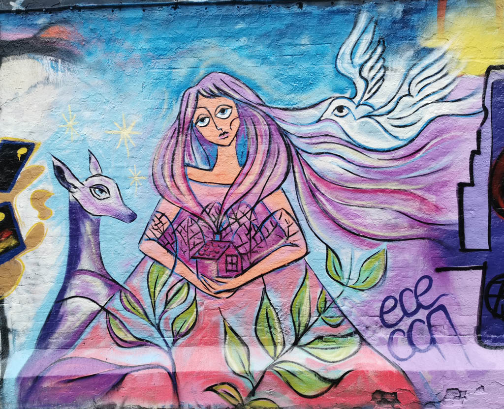 Graffiti straatje Gent