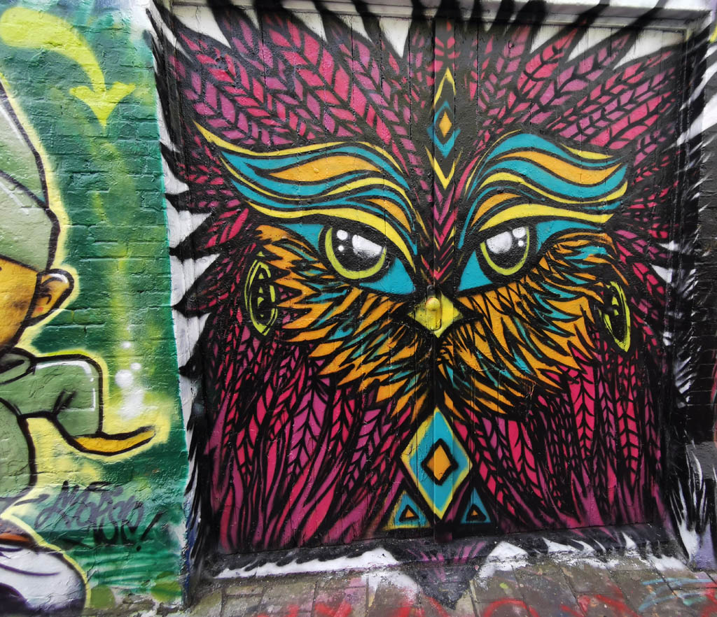 Graffiti straatje Gent