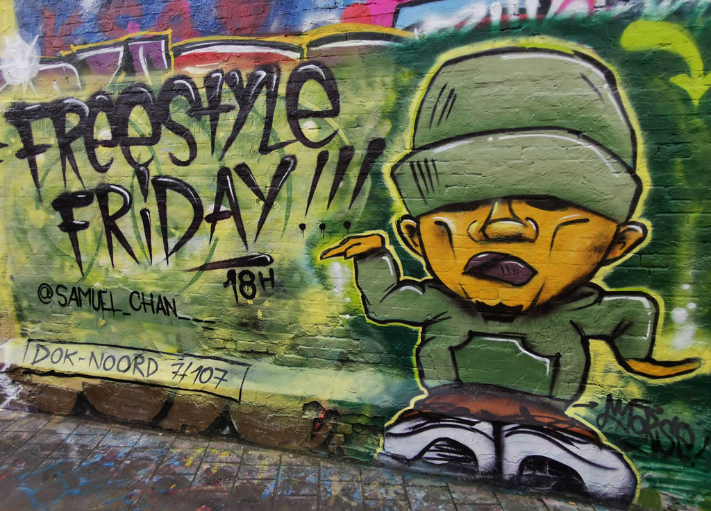 Graffiti straatje Gent