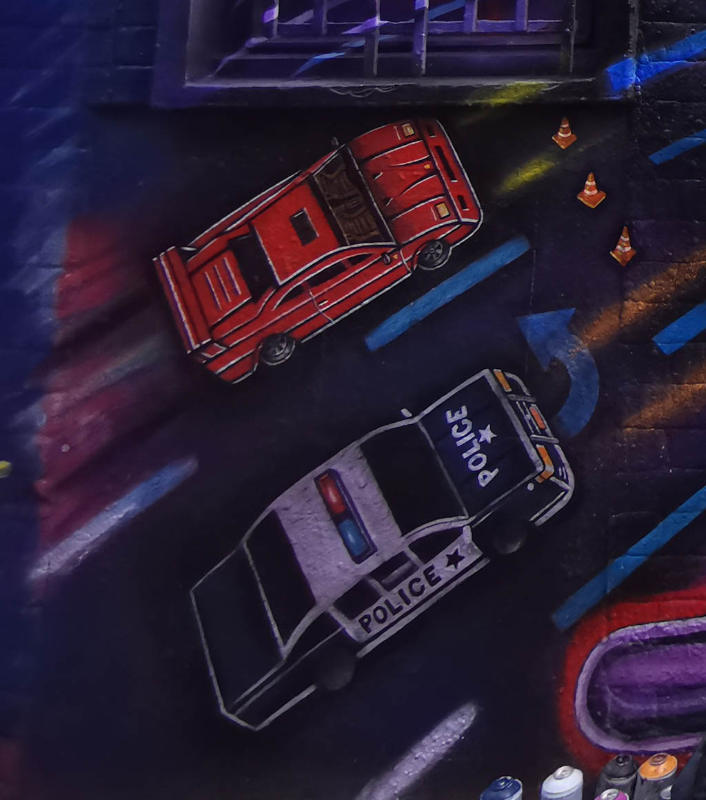 Graffiti straatje Gent