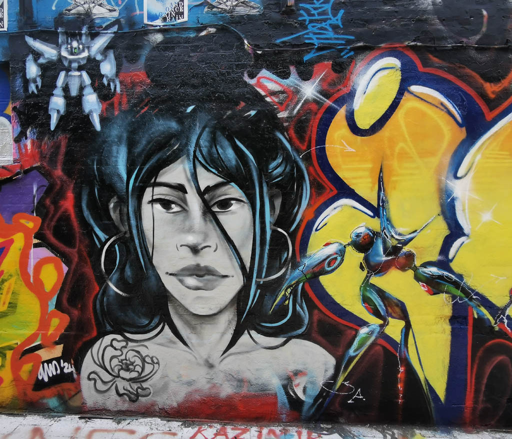 Graffiti straatje Gent