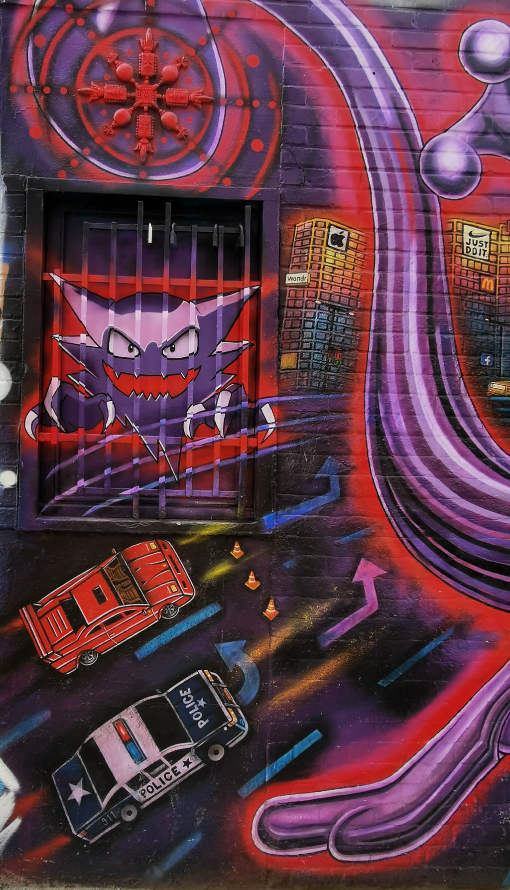 Graffiti straatje Gent