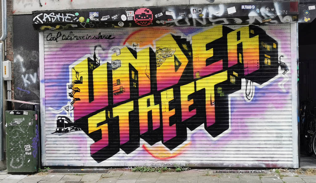 Graffiti straatje Gent