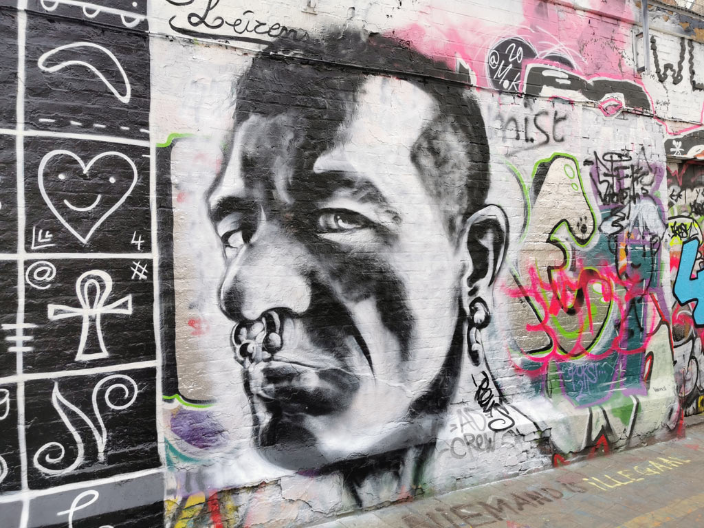 Graffiti straatje Gent