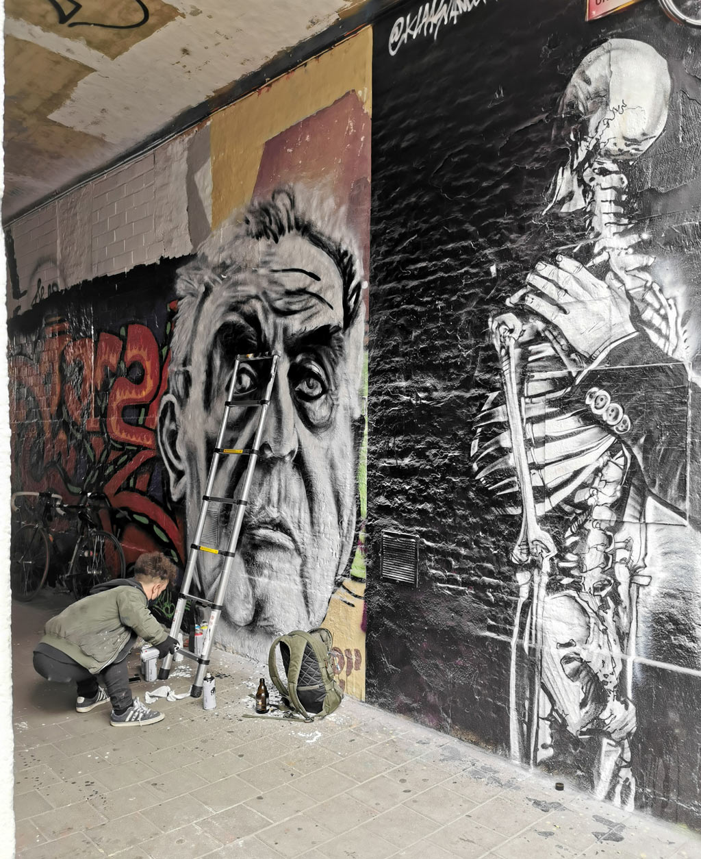 Graffiti straatje Gent