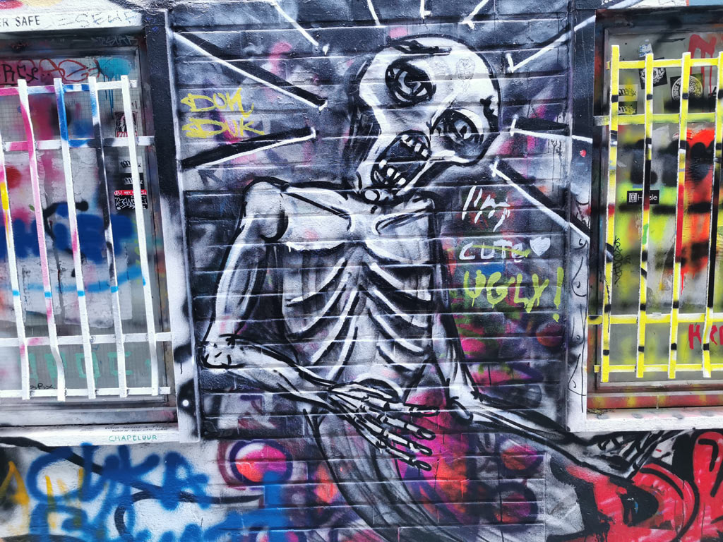 Graffiti straatje Gent