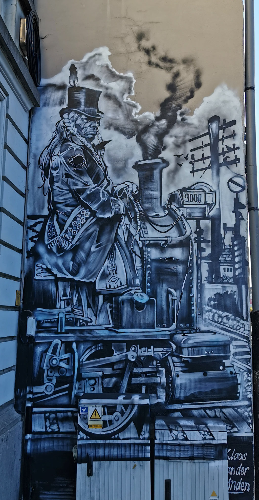 Graffiti straatje Gent