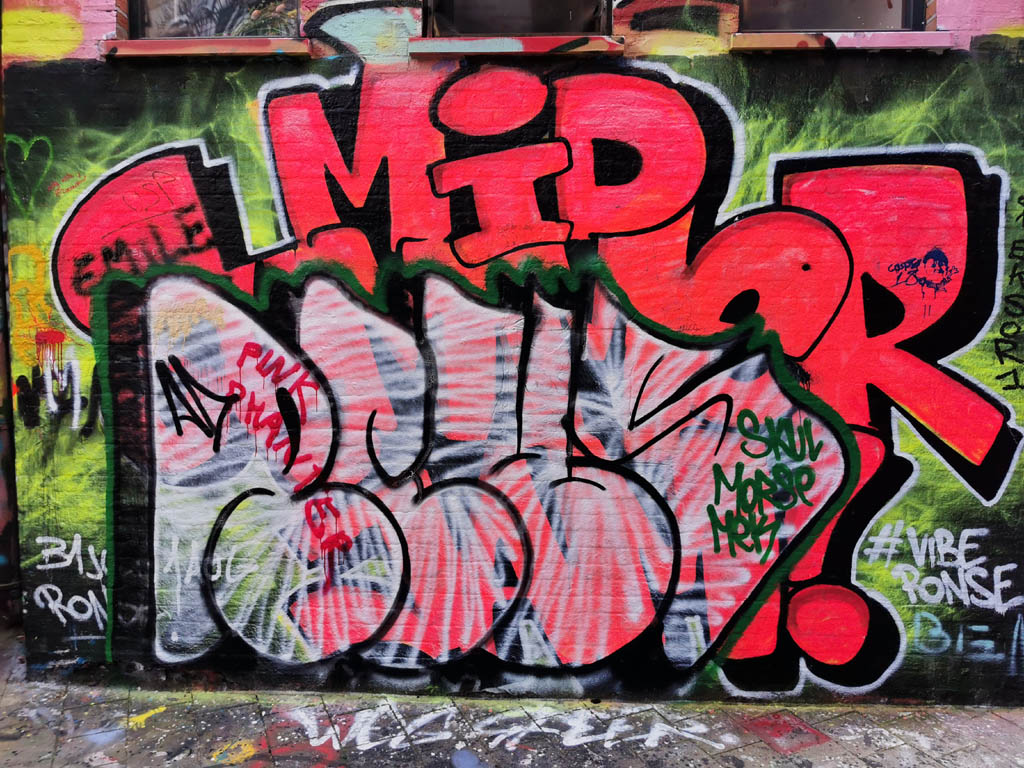 Graffiti straatje Gent