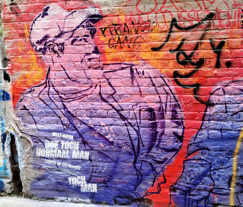 Graffiti straatje Gent