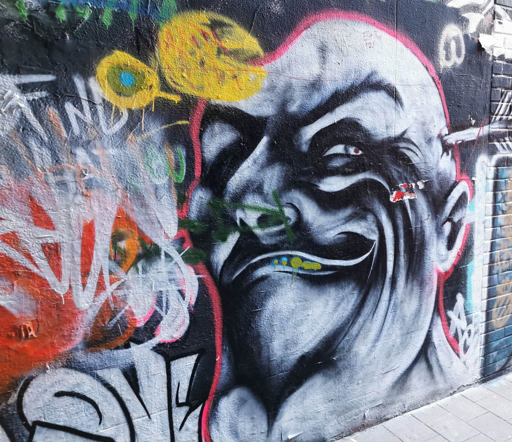 Graffiti straatje Gent