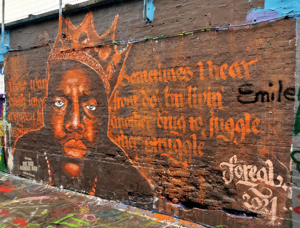 Graffiti straatje Gent