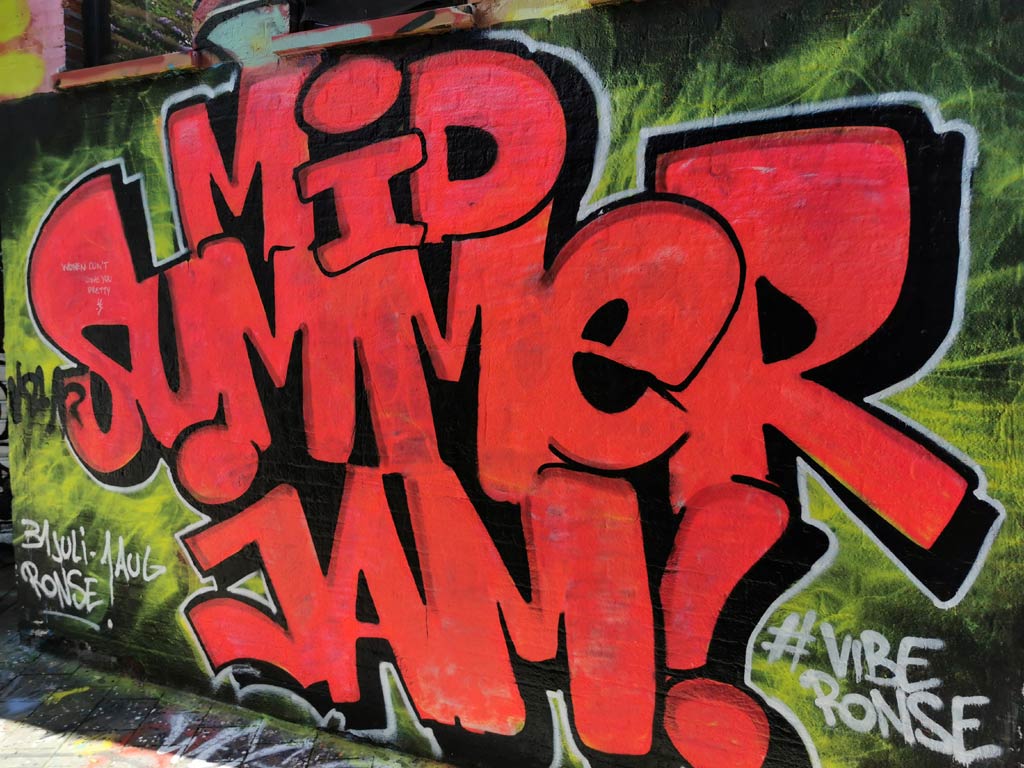 Graffiti straatje Gent