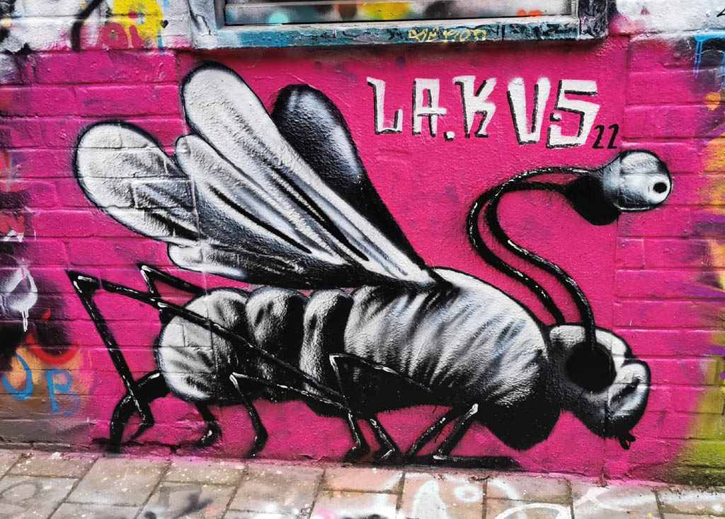 Graffiti straatje Gent