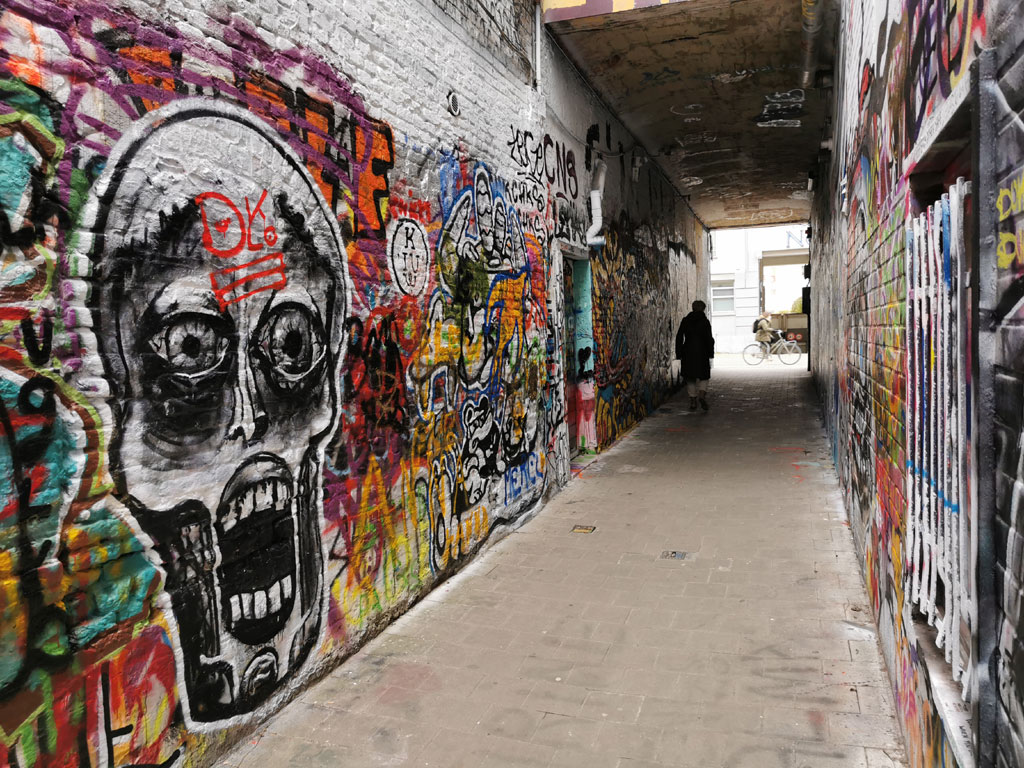 Graffiti straatje Gent
