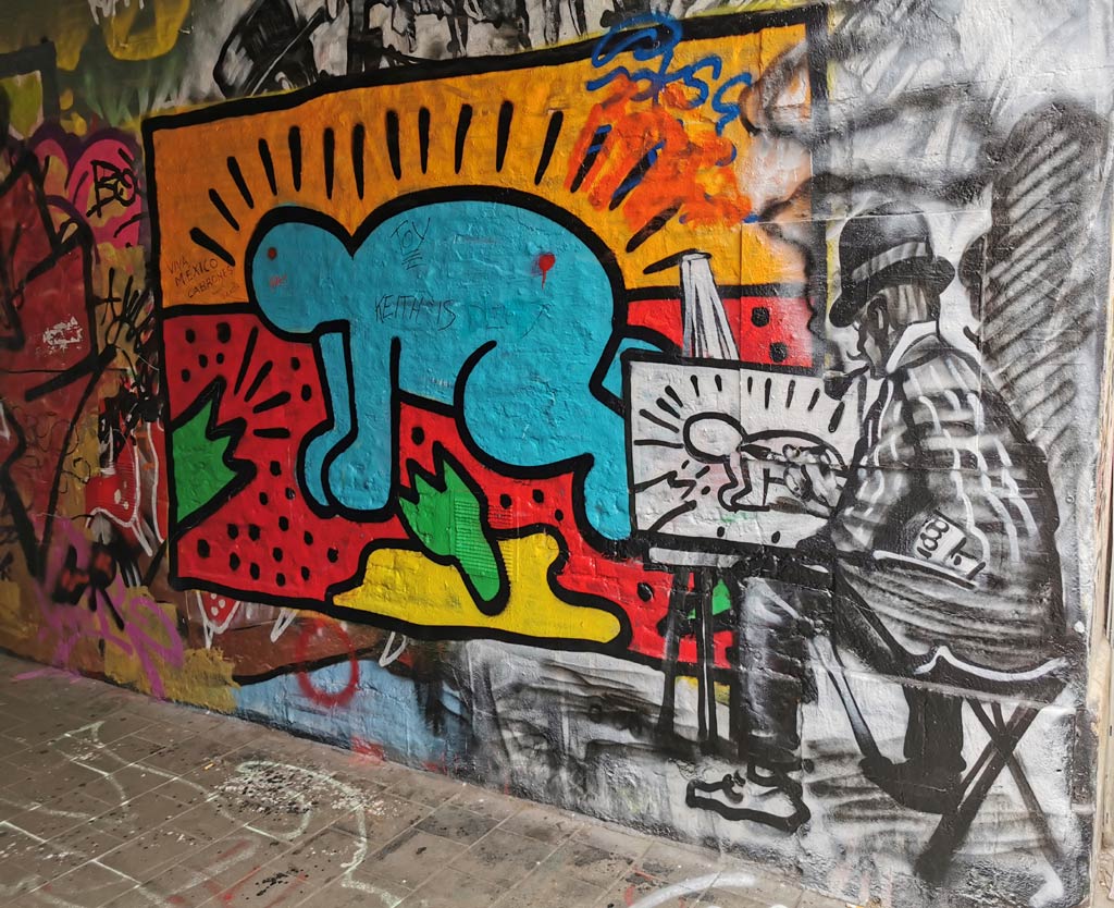 Graffiti straatje Gent