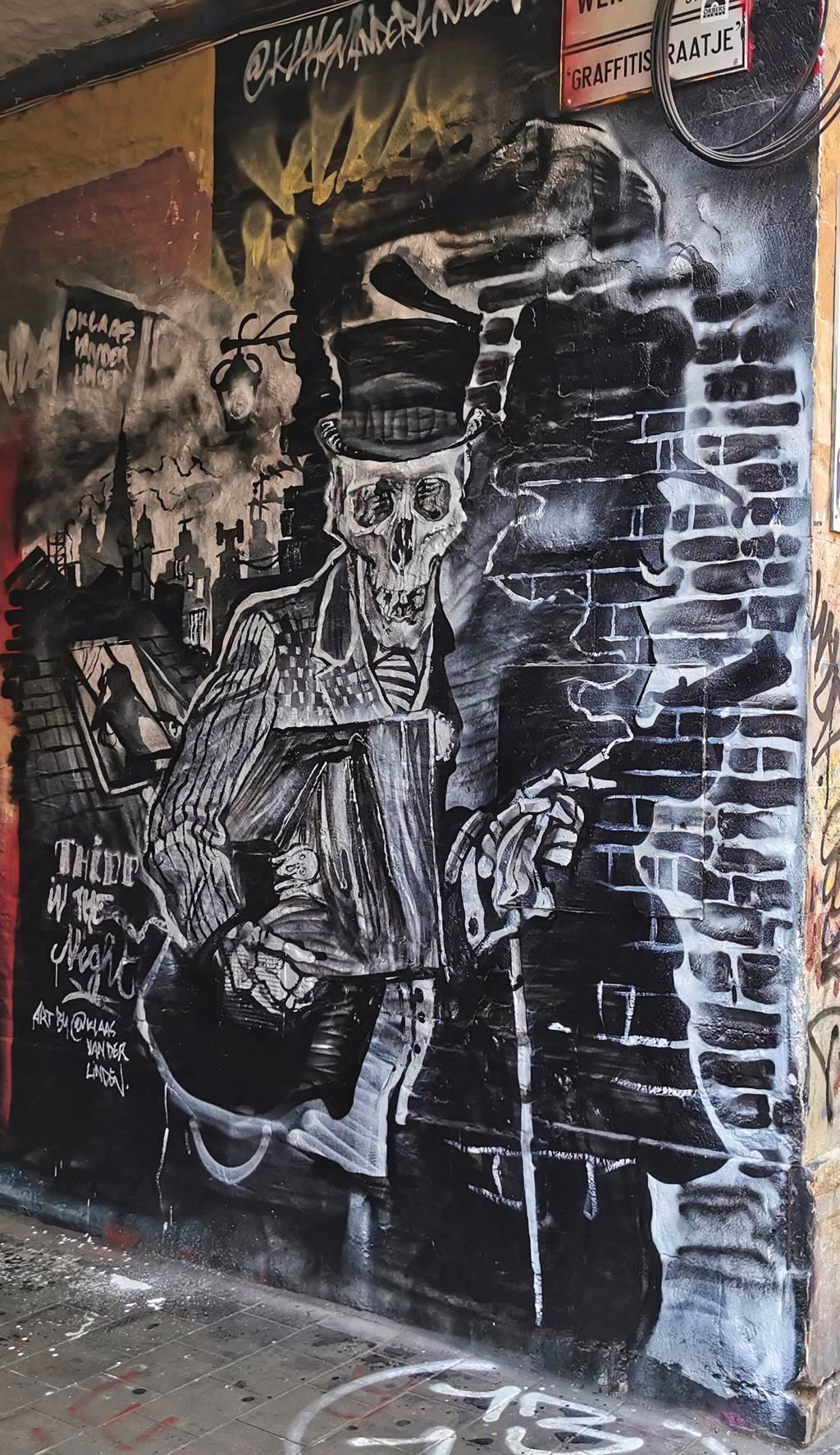 Graffiti straatje Gent