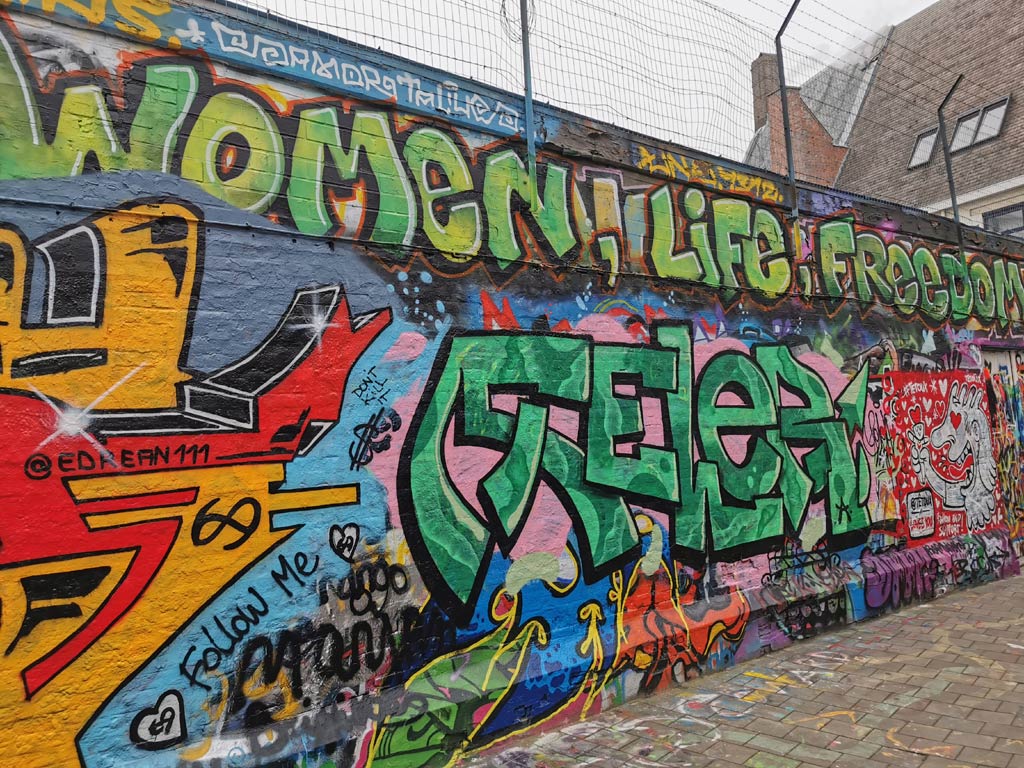 Graffiti straatje Gent