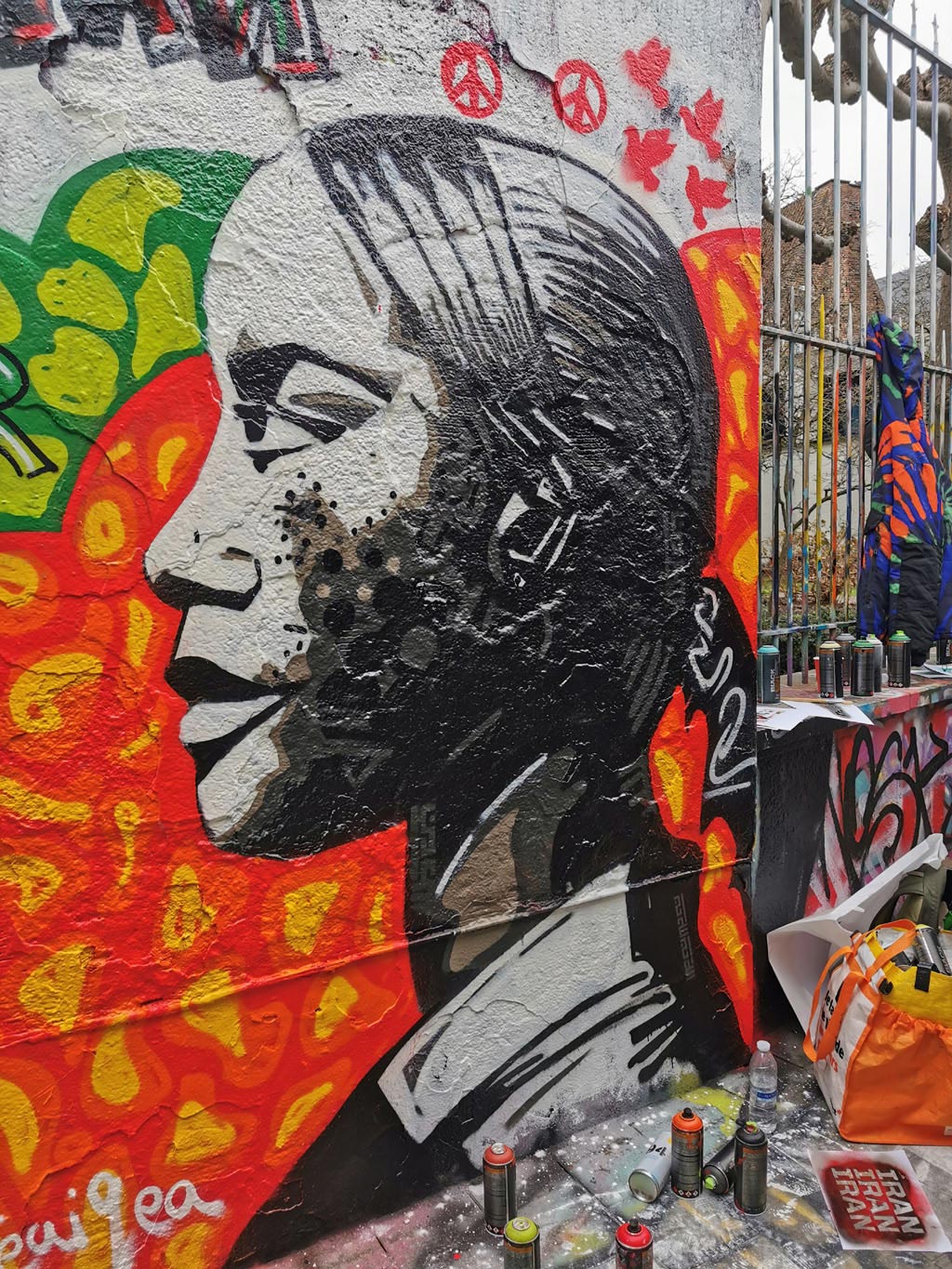 Graffiti straatje Gent